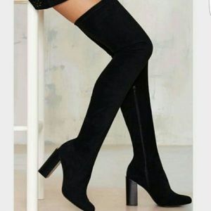 Jeffrey Campbell Perouze over the knee boots